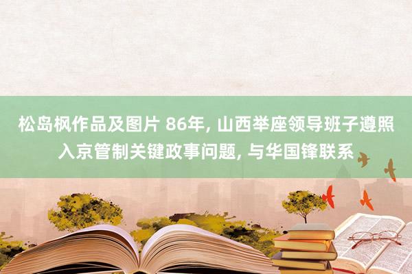 松岛枫作品及图片 86年， 山西举座领导班子遵照入京管制关键政事问题， 与华国锋联系