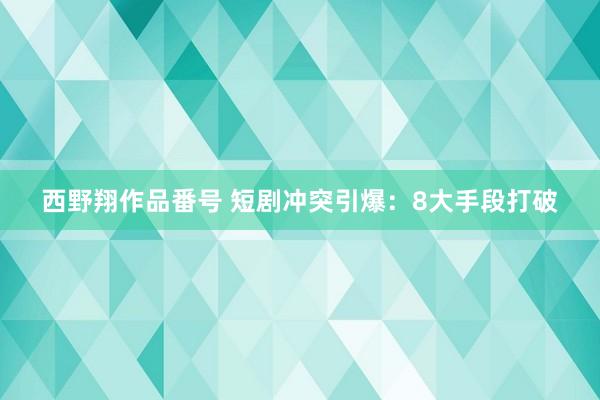 西野翔作品番号 短剧冲突引爆：8大手段打破