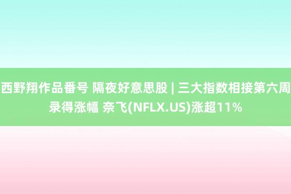 西野翔作品番号 隔夜好意思股 | 三大指数相接第六周录得涨幅 奈飞(NFLX.US)涨超11%