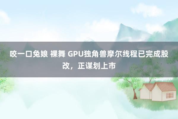 咬一口兔娘 裸舞 GPU独角兽摩尔线程已完成股改，正谋划上市