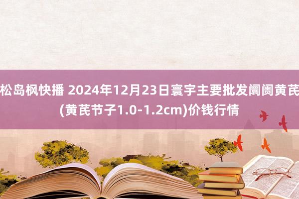 松岛枫快播 2024年12月23日寰宇主要批发阛阓黄芪(黄芪节子1.0-1.2cm)价钱行情