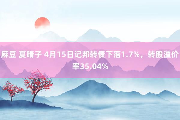麻豆 夏晴子 4月15日记邦转债下落1.7%，转股溢价率35.04%